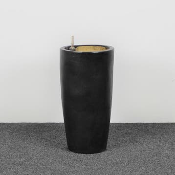 Stenen Plantenbak - Antraciet, Ophalen of Verzenden, Gebruikt