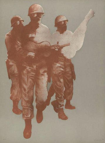 Rafael Canogar (1935) - The musicians soldiers