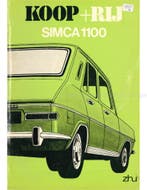 KOOP + RIJ SIMCA 1100, Nieuw, Author