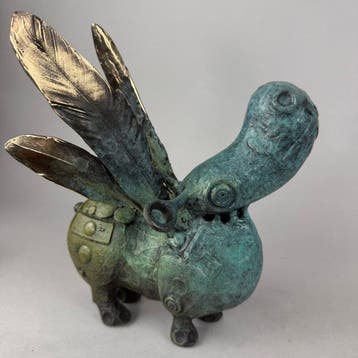 Dariusz Zielinski - Cyber Hippo 2.0 - BRONZE unique