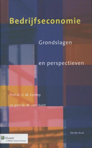Bedrijfseconomie 9789013080766 M. Corbey, Verzenden, Gelezen, M. Corbey
