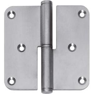 Intersteel Paumelle DIN rechts afgerond 3,5x3,5 rvs, Verzenden, Nieuw