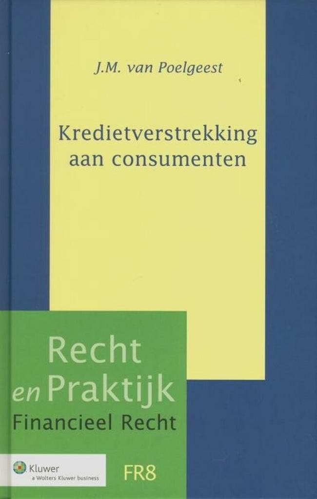 Kredietverstrekking aan consumenten, Boeken, Literatuur, Ophalen of Verzenden