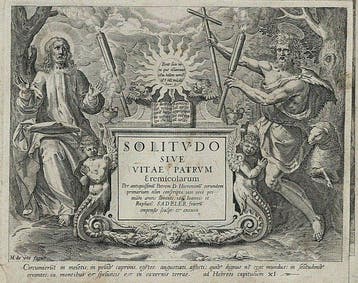 J. und M. Sadeler - Sammelband mit 5 Werken, Solitudo sive