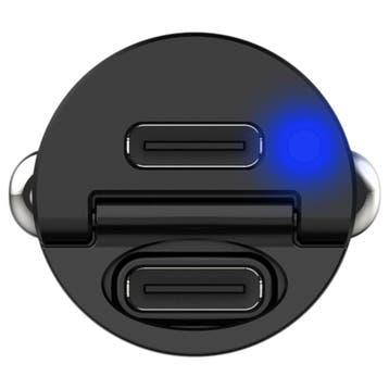Celly CC Mini Autolader 2x USB-C 30W (Power Delivery), Verzenden, Nieuw