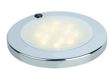 Frilight Plafonnière Saturn Chroom 170mm met Schakelaar LED, Caravans en Kamperen, Ophalen of Verzenden, Nieuw