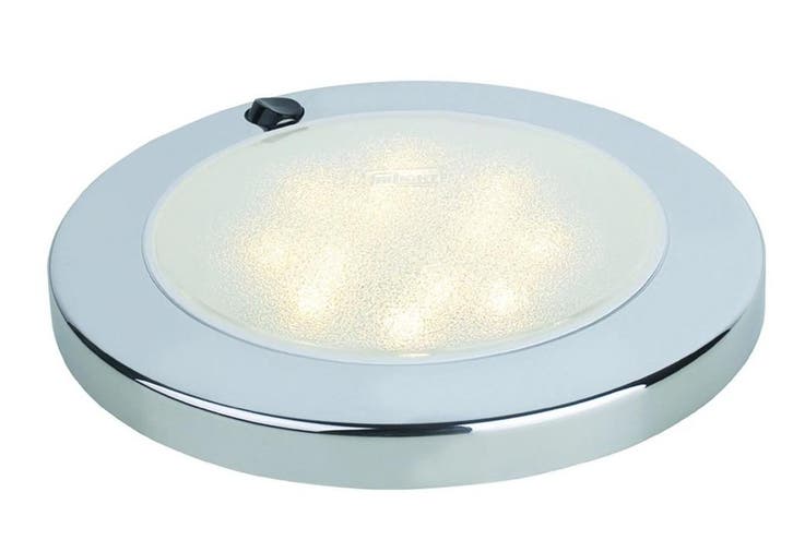 Frilight Plafonnière Saturn Chroom 170mm met Schakelaar LED, Caravans en Kamperen, Kampeeraccessoires, Nieuw, Ophalen of Verzenden