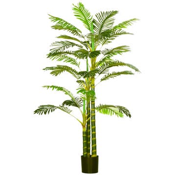 TRUUSK Kunstmatige Palm 190 cm - Plastic Kunstplant in Pot -, Verzenden, Nieuw