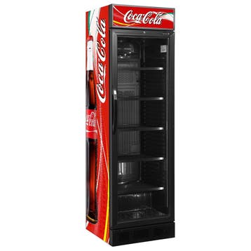 Showroommodel: Coca Cola glasdeurkoelkast 345 liter, Ophalen of Verzenden