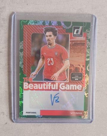 2025/26 Panini Donruss Vitinha /99 Gesigneerde kaart,, Nieuw
