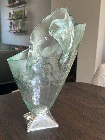 Vaas - Glas - Handgemaakte Vaas