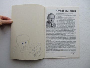 Jommeke - De mandoline van Caroline - opdrachttekening Jef, Nieuw