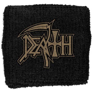 Death - Logo - wristband zweetbandje officiële merchandise, Ophalen of Verzenden, Nieuw, Kleding