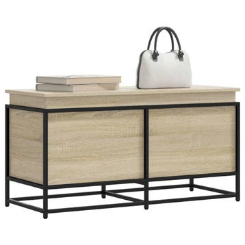 vidaXL Opbergbox met deksel 100x40x51,5 cm bewerkt hout, Verzenden, Nieuw
