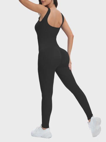 Dames Shapewear Jumpsuit met Ingebouwde BH - Bodycon, Vierka, Verzenden, Nieuw