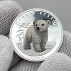 Tuvalu. 50 Cents 2017 – Polar Babies: Polar Bear – 1/2 oz