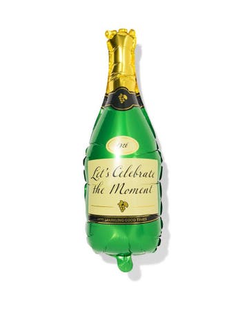 HEMA Folieballon champagnefles 55cm, Verzenden, Nieuw