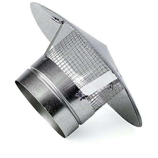 Regenkap met gaas 160 mm, Doe-het-zelf en Verbouw, Ventilatie en Afzuiging, Nieuw, Verzenden