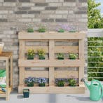vidaXL Bloembakken voor Euro-pallets 24 pcs Groen 13,5 x 9 x, Verzenden, Nieuw, Minder dan 60 cm