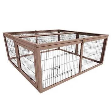 Konijnenren Jumper Forest Taupe – Buitenren met afdekking, Verzenden, Nieuw, Overige typen