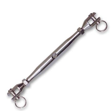 Wantspanner gaffel/gaffel M5-M12 RVS-Oog 12mm, Ophalen of Verzenden, Nieuw