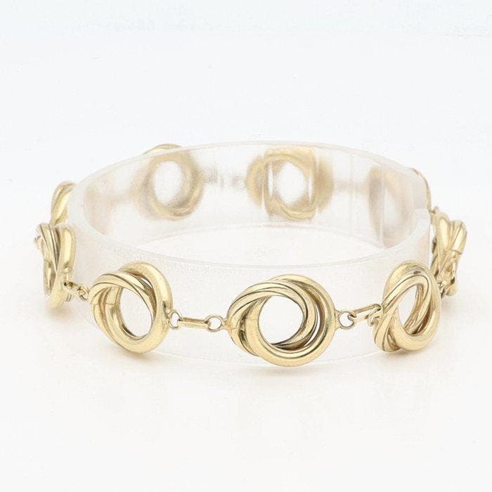 Armband - 18 karaat Geel goud, Sieraden, Tassen en Uiterlijk, Armbanden
