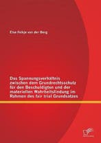 9783842889262 Das Spannungsverhaeltnis zwischen dem Grund..., Verzenden, Nieuw, Else Feikje van der Berg