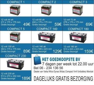 Maandagavond accu autoaccu  kopen in Soest tot 22 uur, Ophalen, Nieuw, Maserati