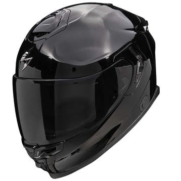 Scorpion EXO-GT SP AIR Solid Metallic Zwart Integraalhelm, Motoren, Kleding | Motorhelmen, Nieuw met kaartje, Overige merken, Heren