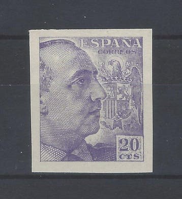 Spanje 1949 - Franco-sin dentar - Niet gecatalogiseerd -, Gestempeld