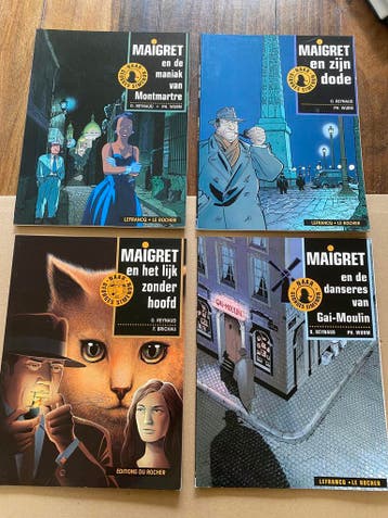 4 Delen Stripreeks Maigret - in nieuwstaat, Ophalen of Verzenden, Zo goed als nieuw, Boek of Spel