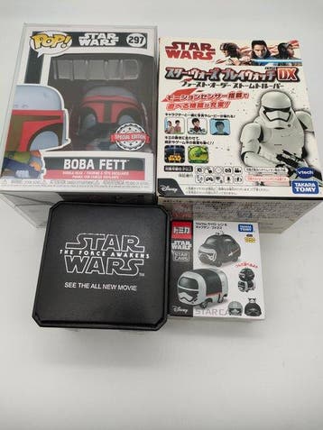 Star Wars - Wristwatch, Funko Pop! Boba Fett, Tomica Kylo, Nieuw
