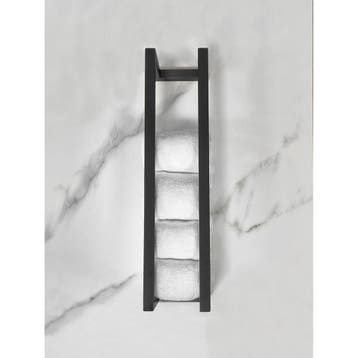 Wiesbaden Loft - Handdoekrek - 50x12.5x12.5cm - Mat Zwart, Huis en Inrichting, Ophalen of Verzenden, Nieuw