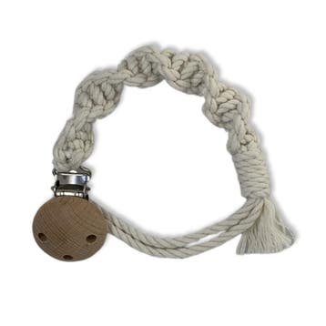 Macramé Speenkoord Spiral - Gebroken Wit - Katoen -, Ophalen of Verzenden, Nieuw