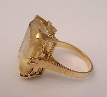 Cocktailring - 18 karaat Geel goud - Moderne ring - 18K goud, Sieraden, Tassen en Uiterlijk