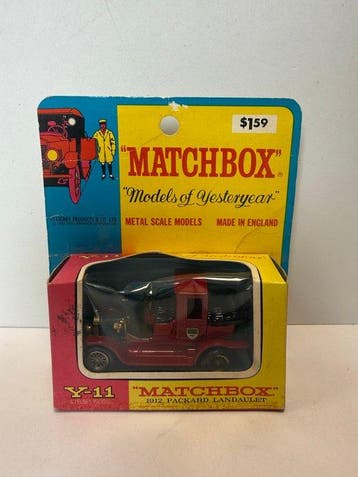 Matchbox - Modelauto - MoY - Y-11 - 1912 Packard Landaulet -, Nieuw