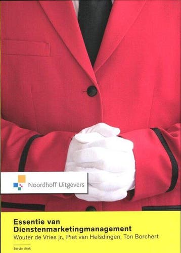 9789001802653 Essentie van dienstenmarketingmanagement, Verzenden, Zo goed als nieuw, Wouter de Vries