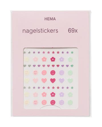 HEMA Nagelstickers bloemen - 69 stuks, Verzenden, Nieuw