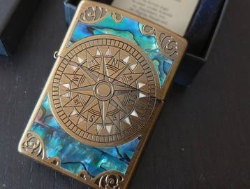 Zippo - Armor Compass Inlay – 2024 – Caixa Original -, Nieuw
