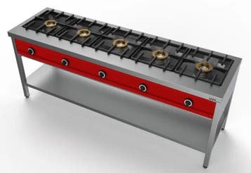 UnniCooking Pannenkoek Kookfornuis 5x8kw | Gas | 2000x600x(h, Ophalen of Verzenden, Nieuw in verpakking