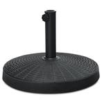 LIVSK Paraplubak van Hars 22 kg - Rotan Ontwerp - Waterdicht, Tuin en Terras, Ligbedden, Verzenden, Nieuw