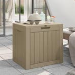 vidaXL Tuinbox 55,5x43x53 cm polypropeen grijs, Verzenden, Nieuw