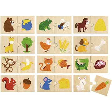 VIGA Legpuzzel, 12 onderdelen/ 1 set, Nieuw