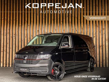 Volkswagen Transporter 2.0 TDI Bestelwagen L2H1, Stof, Gebruikt, Volkswagen, Zwart