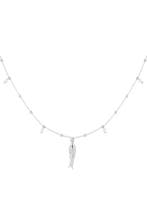 Basis ketting met vis - Zilverkleur - zilveren kleur, Verzenden, Nieuw
