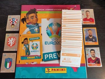 Panini Euro 2020 Preview - 1 Empty album + complete loose, Nieuw