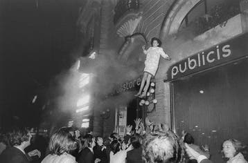 Francis Apesteguy ( 1952 - 2022) - Incendie au drug store