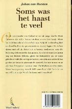 Soms was het haast te veel 9789020529050 J. van Dorsten, Verzenden, Gelezen, J. van Dorsten