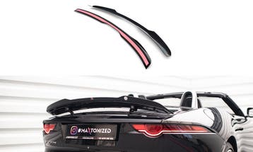 Spoiler Jaguar F-Type Facelift 16-20 Maxton Glans Zwart, Ophalen of Verzenden, Nieuw