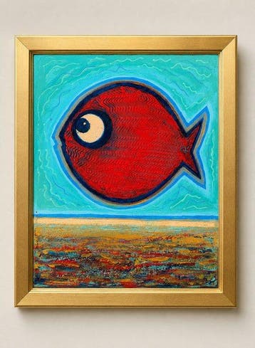 Denis Kuvayev (1971) - Goldfish on golden bottom - NO
